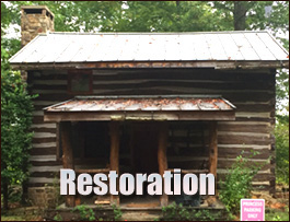 Historic Log Cabin Restoration  Carter County, Kentucky